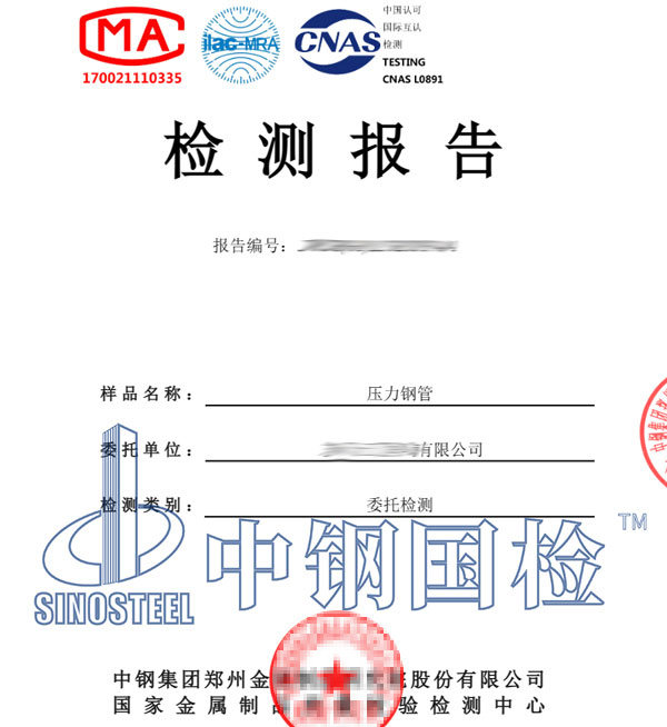 水電站壓力鋼管檢測報(bào)告