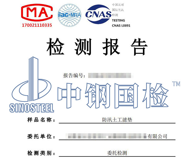 濾墊檢測(cè)報(bào)告